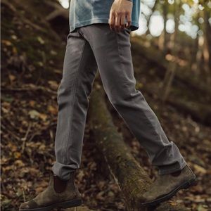 BNWT Steel/light grey TAILORED TERRY PANT, Sz:30x32 slim fit w/a bit of stretch